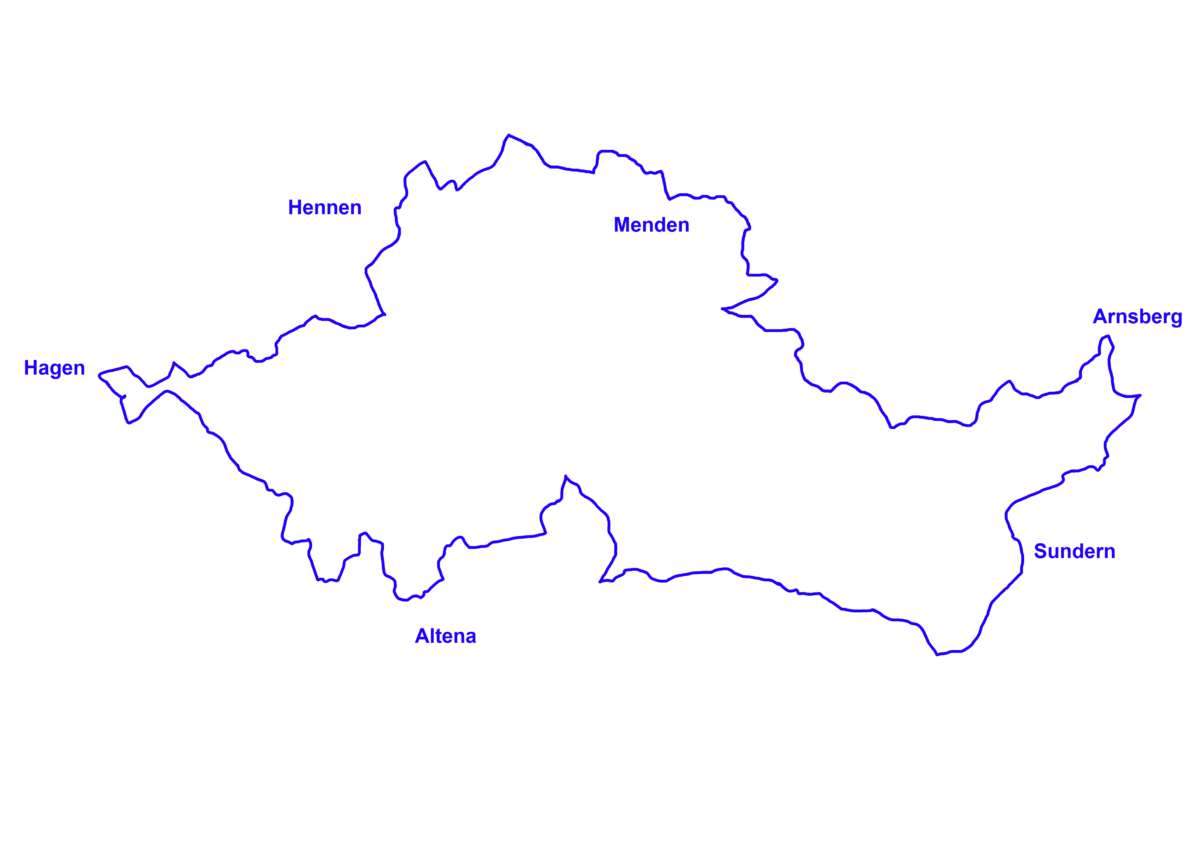 Streckensilhouette zur ADAC Hagen-Klassik